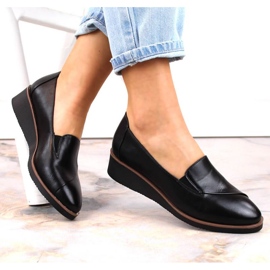 Vinceza chaussures compensées W JAN230 noir le noir 2