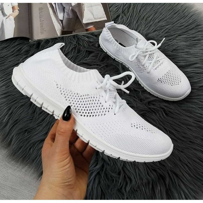 Slip on News chaussures de sport W EVE211C blanc 1