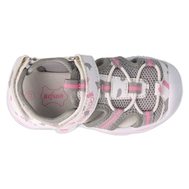 Befado chaussures pour enfants gris 170P076 blanc 3