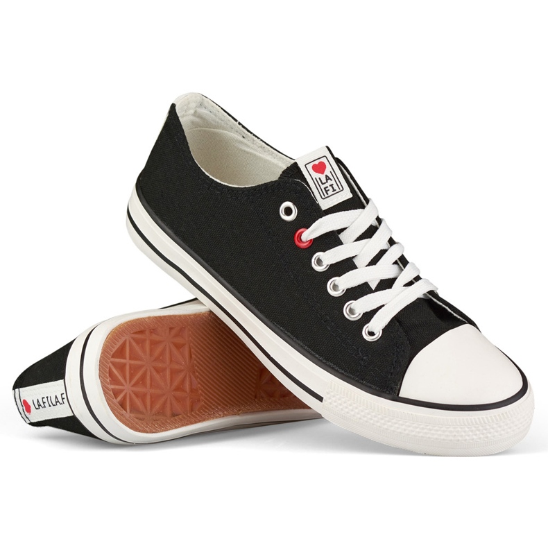 Baskets La.Fi noires le noir 1