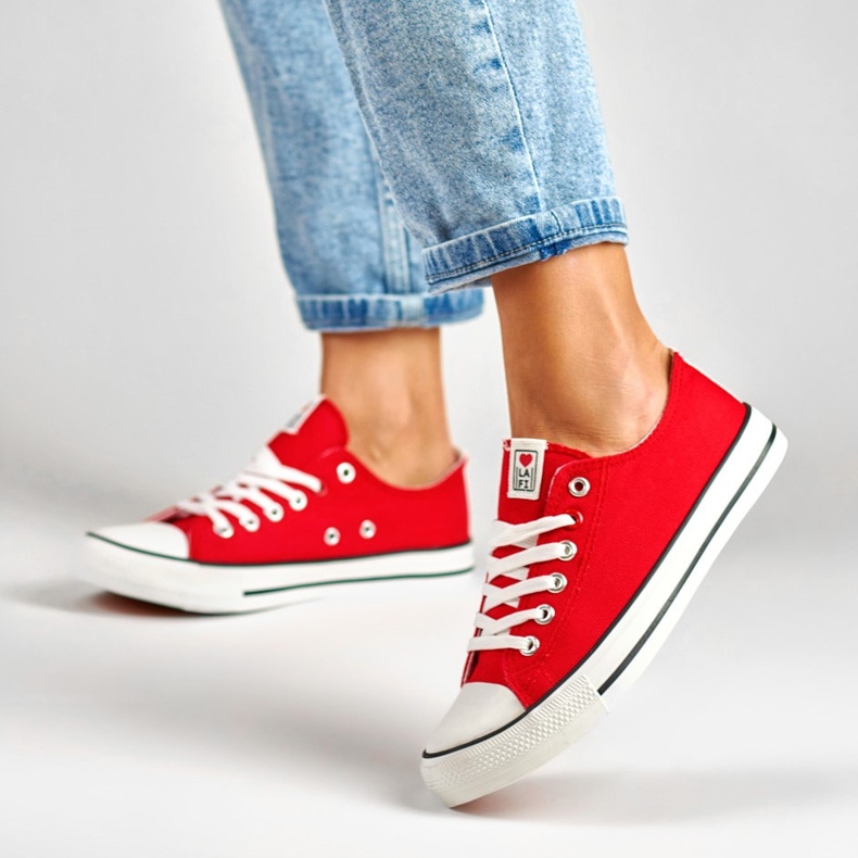 Baskets La.Fi rouges 1