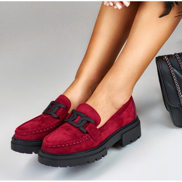 La.Fi Mocassins plateforme fuchsia rose 1