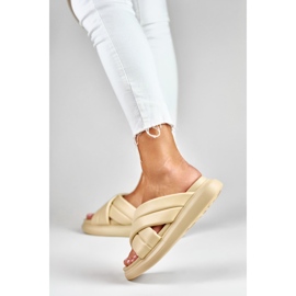 La.Fi Chaussons beiges classiques 3
