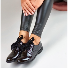 La.Fi Chaussures laquées élégantes le noir 1