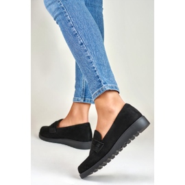 La.Fi Chaussures classiques en daim noir le noir 3