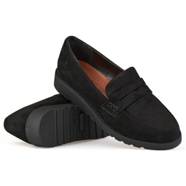 La.Fi Chaussures classiques en daim noir le noir 6