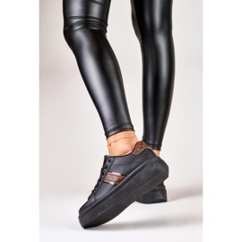 Chaussures de sport noires à la mode pour femmes 2