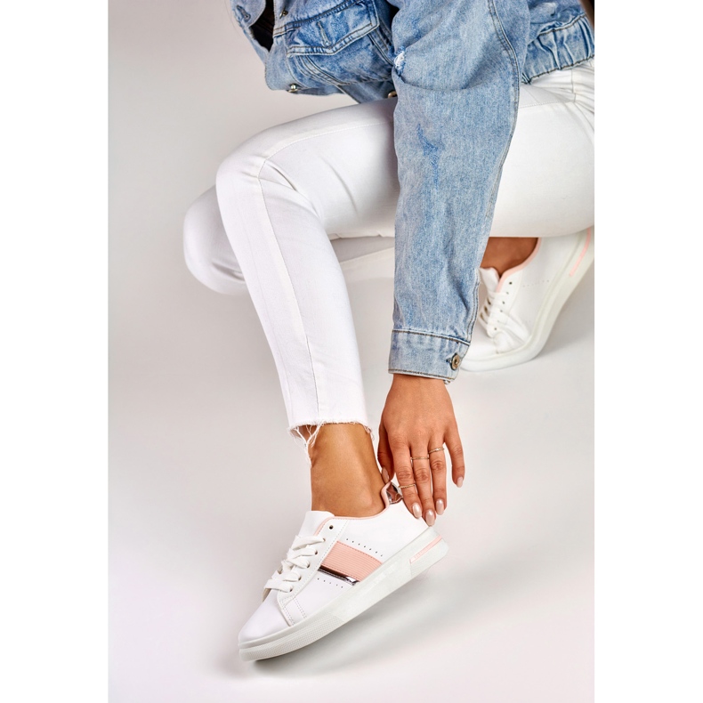 Chaussures de sport lumineuses pour femmes blanc 1