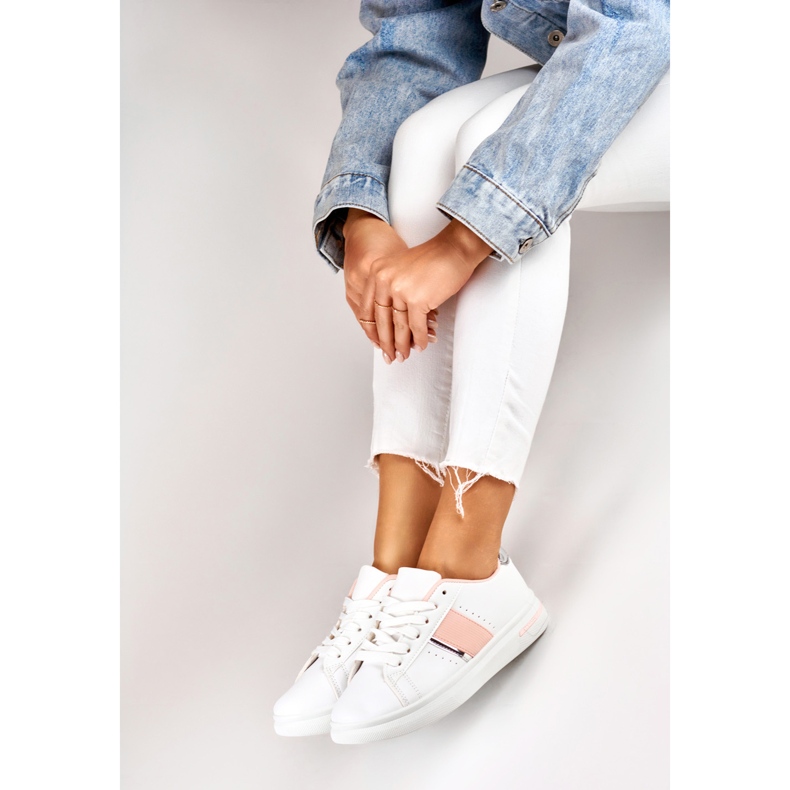 Chaussures de sport lumineuses pour femmes blanc 2