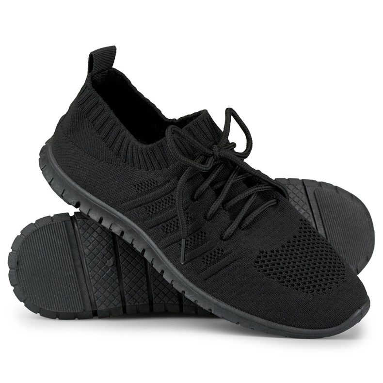 Chaussures de sport noires légères pour femmes 1
