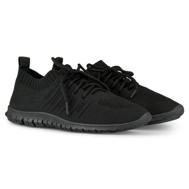 Chaussures de sport noires légères pour femmes 2
