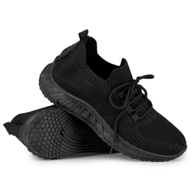 Slip-on de sport noir pour femme 1
