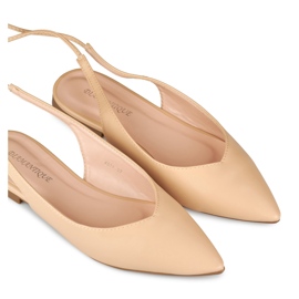 Ballerines nouées beiges 2