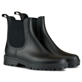 Bottes de pluie classiques Vanessa pour femmes noir 2