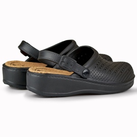 Chaussons femme confortables avec doigts recouverts le noir 1