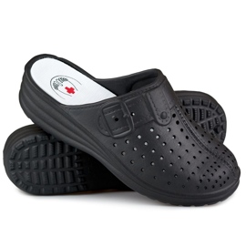 Tongs femme confortables avec doigts recouverts noir le noir 4