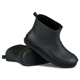 Bottes de pluie femme noir mat 1