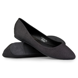 Ballerines classiques brillantes noires le noir 5