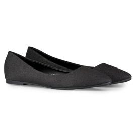 Ballerines classiques brillantes noires le noir 4