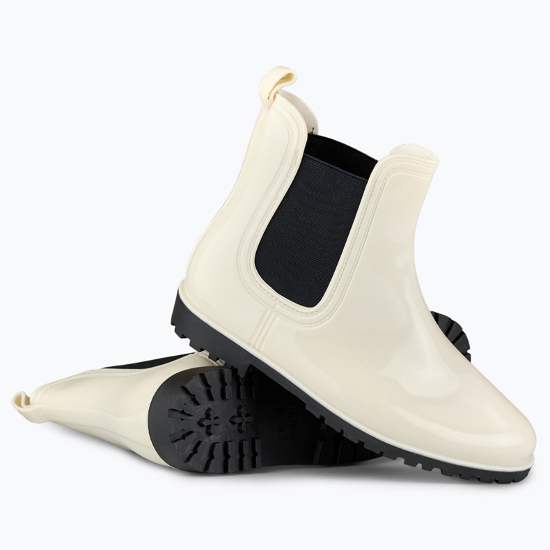 Bottes en caoutchouc beiges classiques pour femmes 1