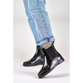 Bottes en caoutchouc classiques pour femmes noires 2
