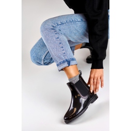 Bottes en caoutchouc classiques pour femmes noires le noir 3