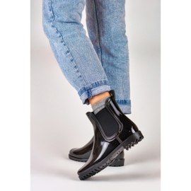 Bottes en caoutchouc classiques pour femmes noires le noir 4