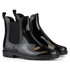 Bottes en caoutchouc classiques pour femmes noires le noir 5