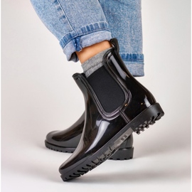 Bottes en caoutchouc classiques pour femmes noires le noir 6