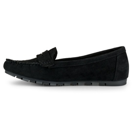 Mocassins noirs pour femmes confortables 2