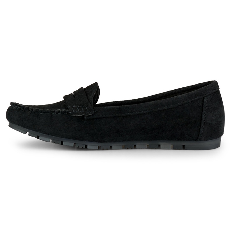 Mocassins noirs pour femmes confortables le noir 2