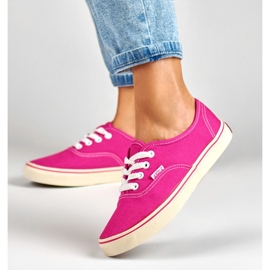 Baskets roses femme 1