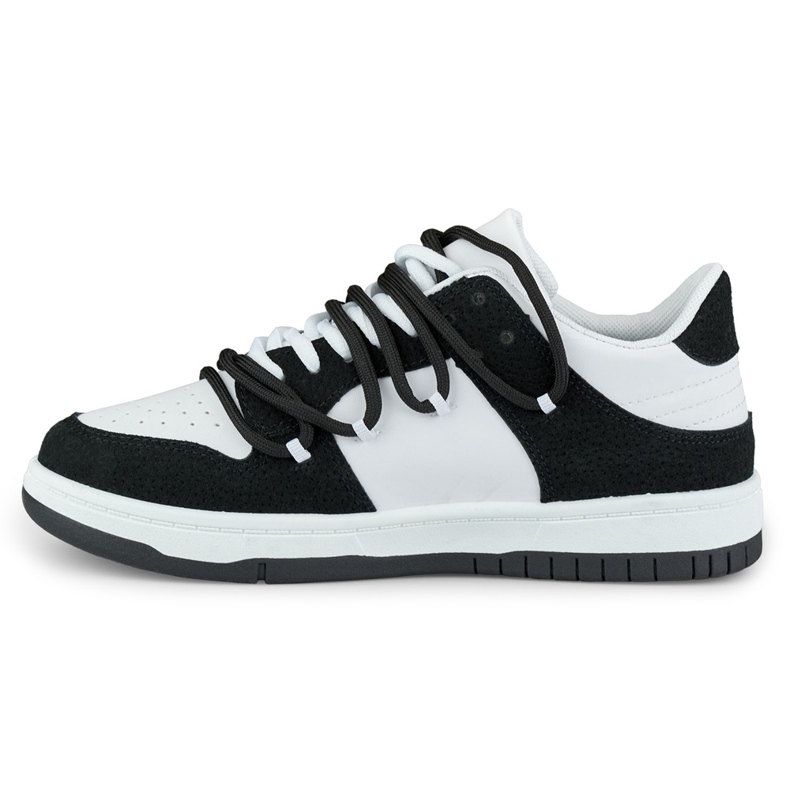 Chaussures de sport pour femmes noires et blanches multicolore 2