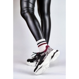Baskets noires pour femmes à la mode le noir 2