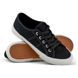 Baskets basses noires le noir 2