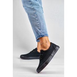 Baskets classiques pour femmes à semelle noire 3