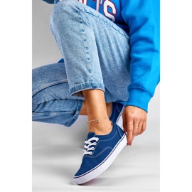 Baskets classiques pour femmes bleu marine 1