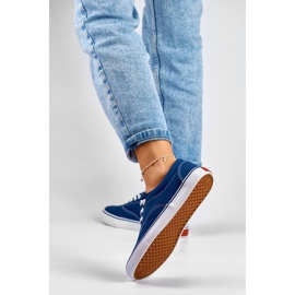 Baskets classiques pour femmes bleu marine 2