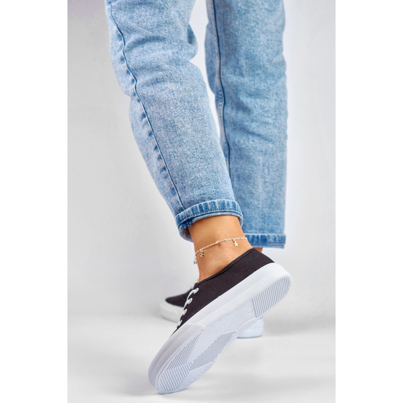 Baskets noires femme le noir 2