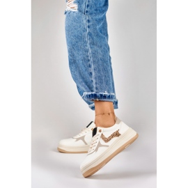 Baskets femme Lara blanches 6