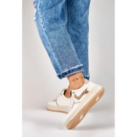 Baskets femme Lara blanches 4