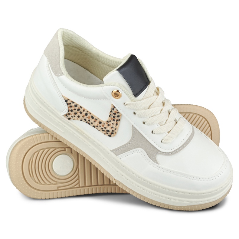 Baskets femme Lara blanches 1