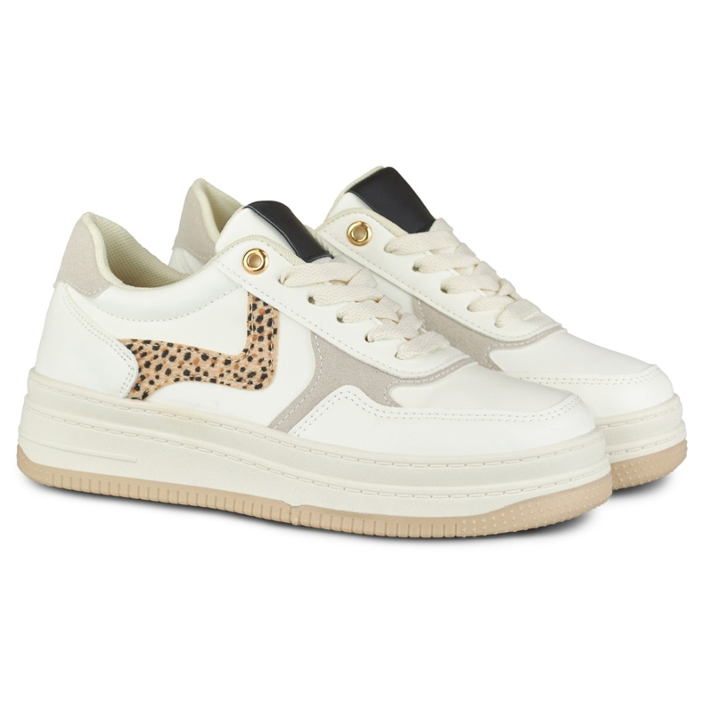 Baskets femme Lara blanches 2