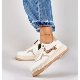 Baskets femme Lara blanches 7