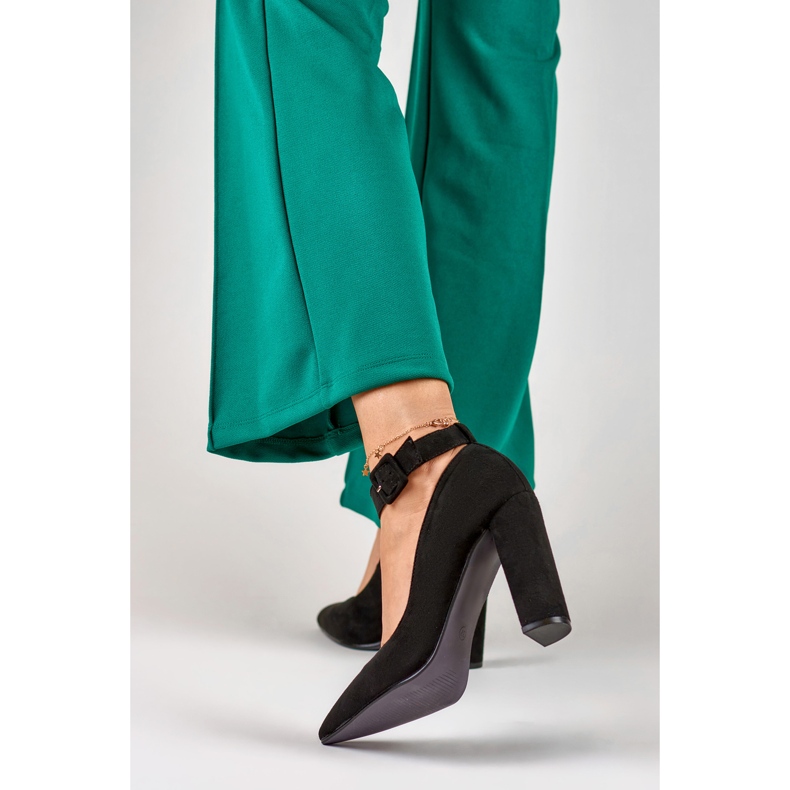 Escarpins noirs pour femme fermés à la cheville 2