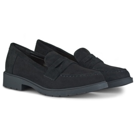 Chaussures femme en daim classique noir le noir 2