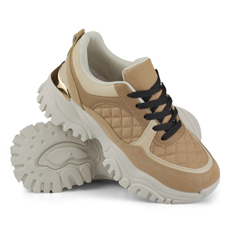 Baskets beiges femme Bellis 1 Baskets beiges femme Bellis 1