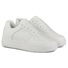 Baskets de sport blanches classiques avec une semelle blanche 2