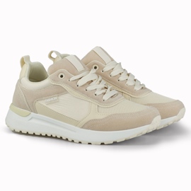 Chaussures de sport femme beiges à semelle légère 2