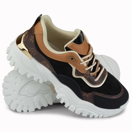 Baskets pour femme avec imprimé Fanny noir 1